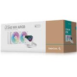 Deepcool lt240 argb vandkøling (hvidt, 4-benet pwm ventilatorstik)