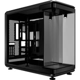 Cooler masterframe 360 panorama udstillingskabinet (sort | 2x USB-A | 1x USB-C | RGB | hærdet glas)