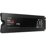 Samsung 990 pro heatsink 1 TB SSD (PCIe 4.0 x4, NVMe 2, M.2 2280, RGB LED'er)