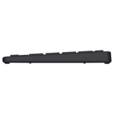 Trust nado ii bluetooth-tastatur (sort, us-layout (qwerty), saksekontakter, 80% (tkl), bluetooth)
