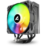 Sharkoon a40 rgb cpu køler (sort, 4-benet pwm blæserstik)