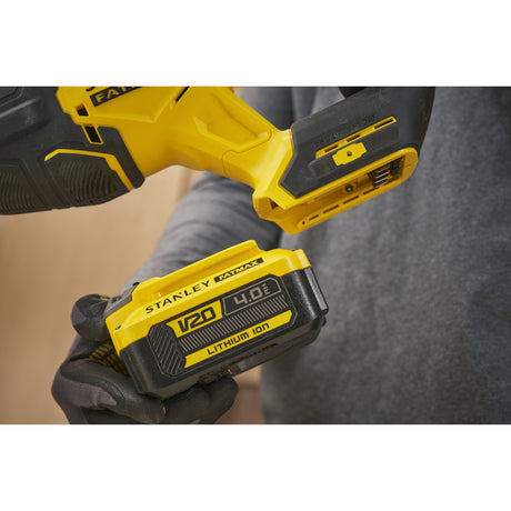 Stanley fatmax v20 18v borstelloze reciprozaag (zwart geel, accu en oplader niet inbegrepen)