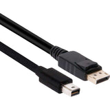 Club 3d mini displayport - displayport 1.2 kabel (sort, 2 meter)