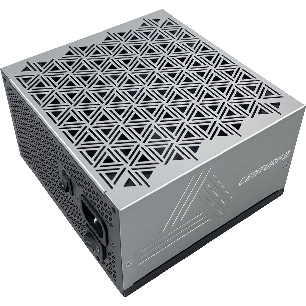 Montech Century ii modulær 1200 watt strømforsyning (sølv, 1x 12v-2x6, 6x pcie)