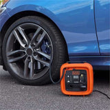 Black+decker asi400 12v kompressor (orange sort, 160 psi 11 bar)