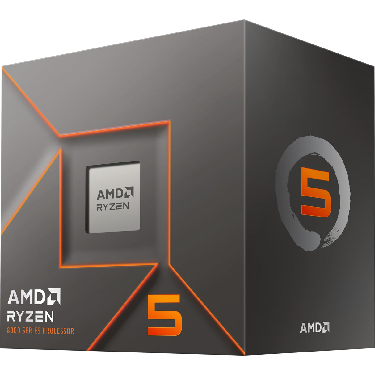 AMD Ryzen 5 8400F, 4,2 GHz (4,7 GHz Turbo Boost) socket AM5-processor (ulåst, skjult, i æske)