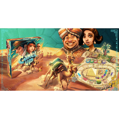 Asmodee eggertspiele camel up - brætspil camel race - ny udgave med 3D palmetræ