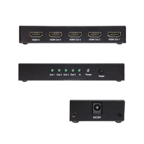 Club 3D HDMI splitter 1x > 4x HDMI 4K 120Hz (sort)