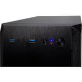 Inter-tech h-606 mini tårnhus (sort | 2x USB-A)