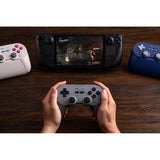 8bitdo pro 3 bluetooth gamepad (grå sort, switch 1 2, pc, android, 2,4 ghz bluetooth usb)