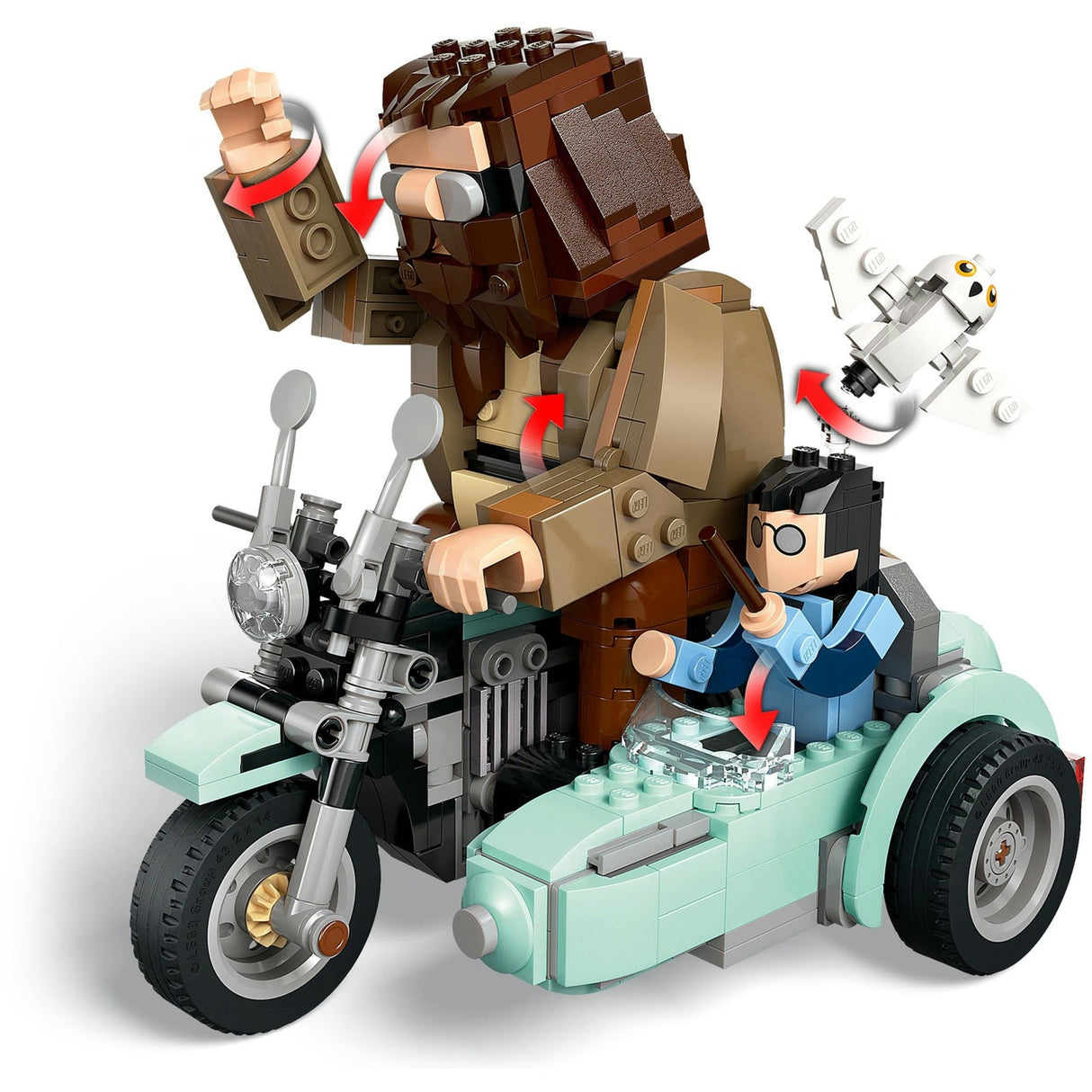 Lego Harry Potter™ Hagrid™ og Harrys magiske motorcykeltur - 76443