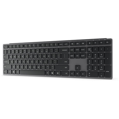 Lenovo 700 moderne trådløst tastatur med flere enheder - us euro103p desktop sæt (grå, 100 %, 2,4 GHz, Bluetooth)