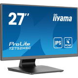 Iiyama prolite t2752msc-b1ag 27 touchscreen-skærm (sort, HDMI, skærmport, 2x USB-A, USB-B)