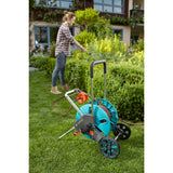 Gardena slangevogn aquaroll m let sæt (turkis grå, 18517-20)