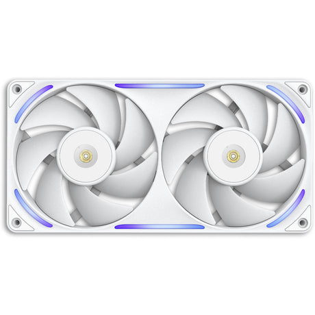 Nzxt performance fan f280x rgb case fans (hvide, 2 stk, 280 x 140 x 30 mm, pwm)