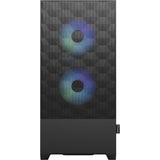 Fractal design pop air rgb midi tårnhus (sort | 2x usb-a | rgb | hærdet glas)