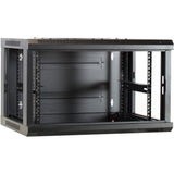 Dsi 6u vægskab med glaslåge - ds6406 serverrack (sort, 600 x 450 x 368 mm)