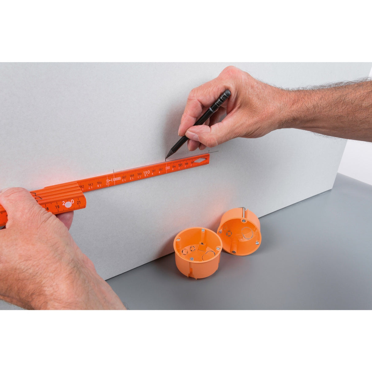 Wiha elektriker tommestok longlife 2m målestok (orange)
