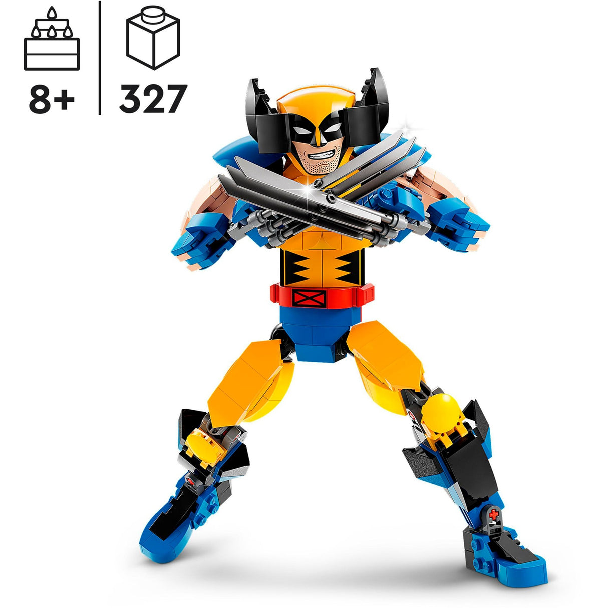 Lego marvel - jerv byggefigur byggelegetøj (76257)