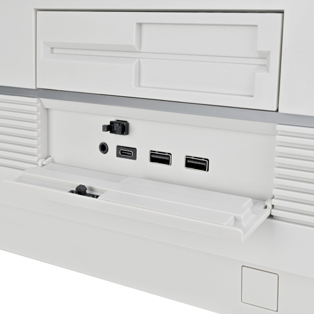 Silverstone FLP01 HTPC-hus (creme | 2x USB-A | 1x USB-C)