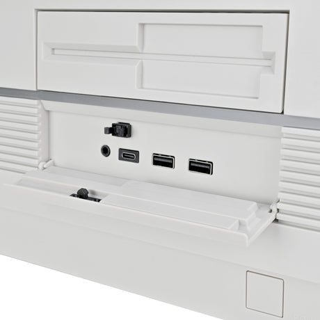 Silverstone FLP01 HTPC-hus (creme | 2x USB-A | 1x USB-C)