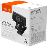 Kreativ live! cam sync 1080p v2 webcam (sort)