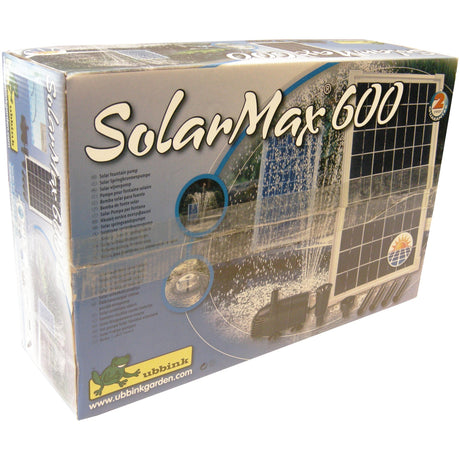 Ubbink solarmax 600 pumpe (sort, inkl. solpanel, pumpe)