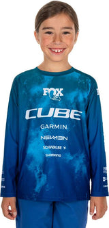 Cube rookie x action team - mtb langærmet trøje til børn
