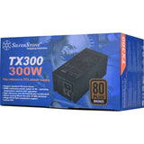 Silverstone tfx tx300 300 watt strømforsyning (sort)