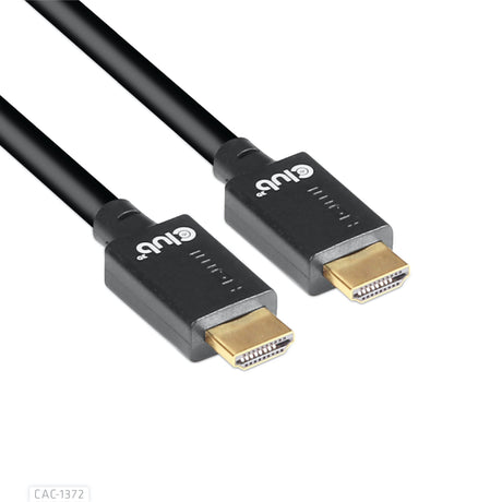 Club 3D ultra højhastigheds HDMI 2.1 certificeret kabel han-han (sort, 2 meter, 4K 120Hz, 8K 60Hz, 48Gbps)