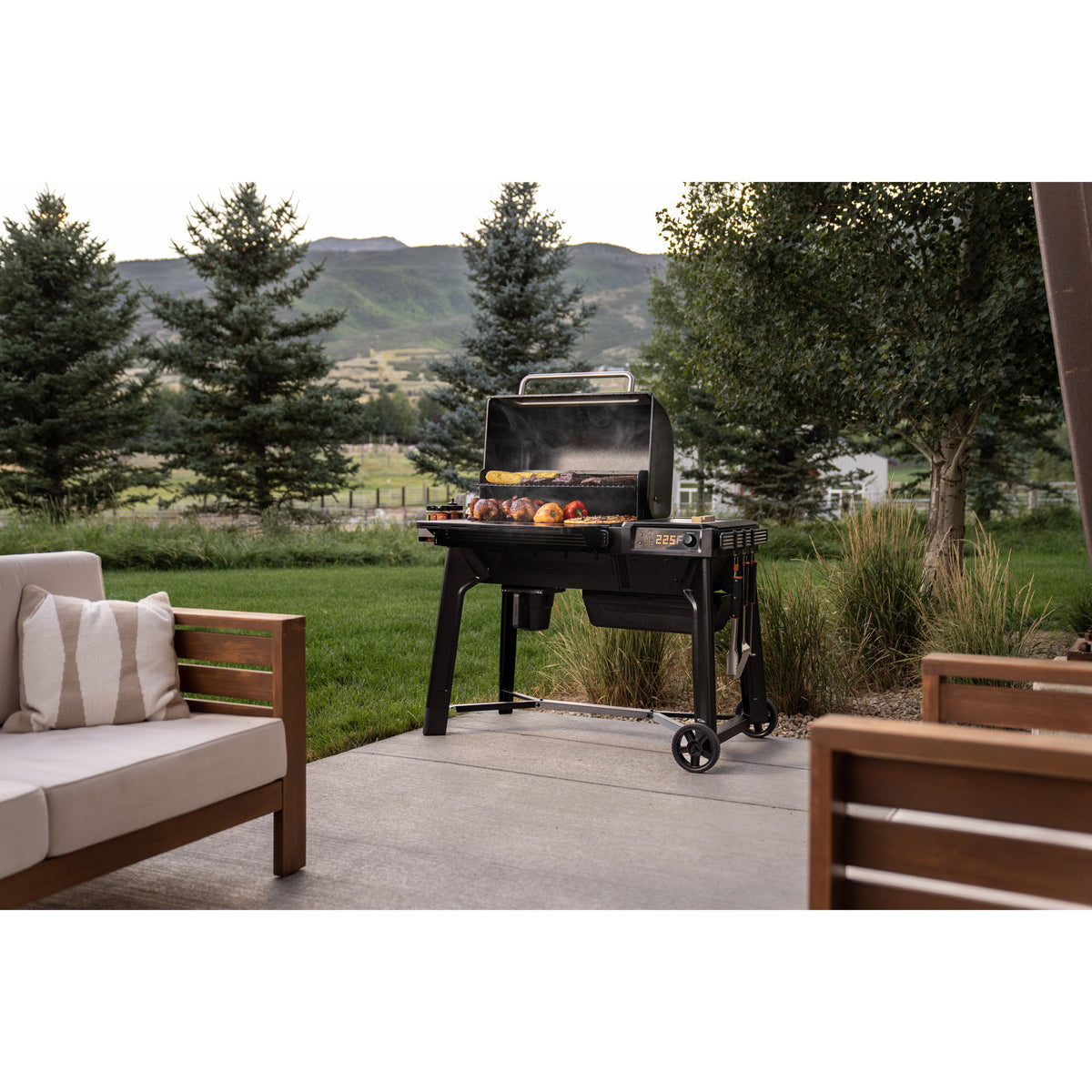 Traeger woodridge pellet grill (sort, wifire)