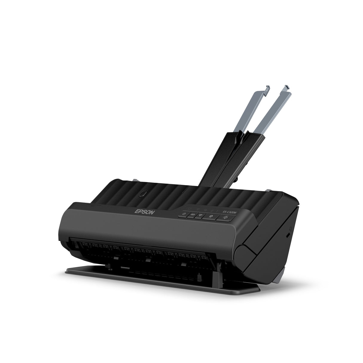 Epson es-c320w kompakt a4 dokumentscanner med wi-fi-forbindelse og u-sti (sort, a4, a5, a6, b5)
