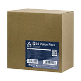 Arctic p14 værdipakke kuffertventilatorer (sort, 5 stykker, 140 x 140 x 27 mm)
