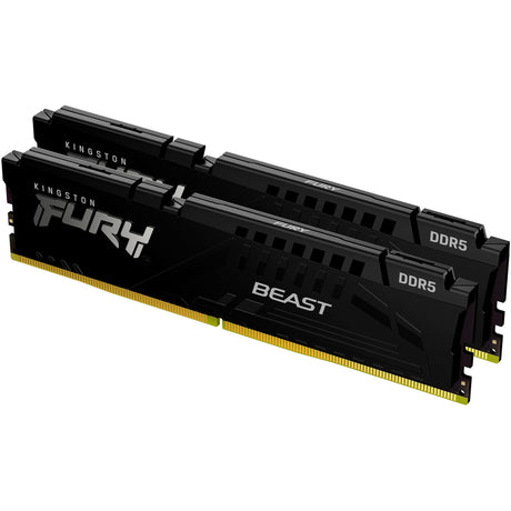 Kingston fury beast 16 GB ddr5-5600 (2x 8 GB) RAM (sort, kf556c36bbek2-16, expo)