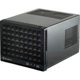 Silverstone SG13B mini tårnhus (sort | 2x USB-A)