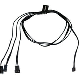 Alphacool digital RGB LED Y-kabel 3-vejs med JST hanstik (sort, 60 cm)