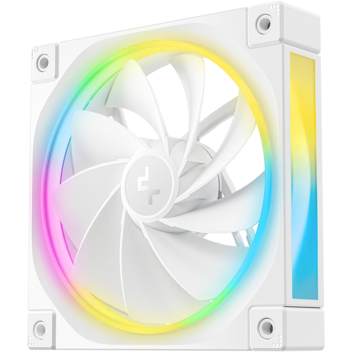 Deepcool fl12r rgb kabinet blæser (hvid, 120 x 120 x 25 mm, pwm)