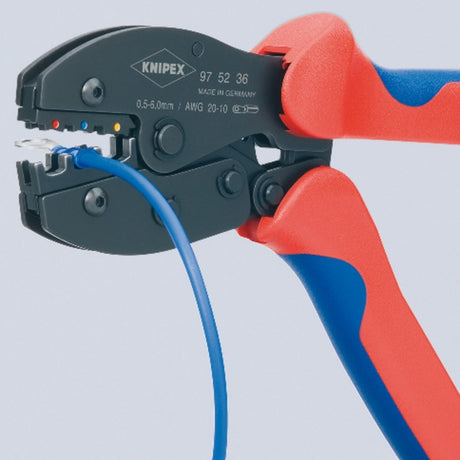 Knipex preciforce krympetang 975236 (rød blå)