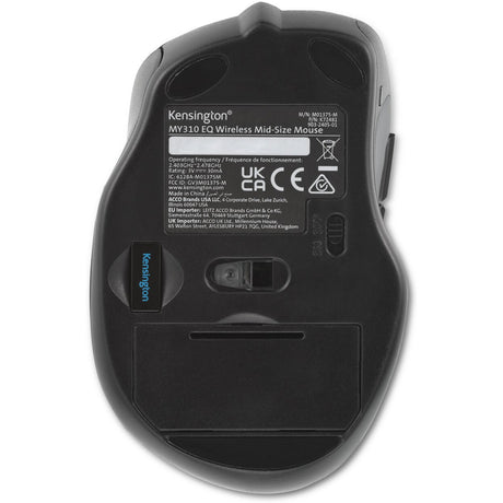 Kensington my310 eq mus (sort, 800 - 1600 dpi, 2,4 ghz)