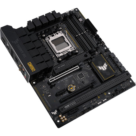 Asus Tuf Gaming B650-Plus WiFi Socket AM5 bundkort (sort lys orange, RAID, 2,5 GB-LAN, Wi-Fi 6, BT 5.2, Lyd, ATX)