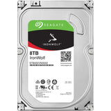Seagate ironwolf 8 tb harde schijf (st8000vn004, sata 600, 24 7)