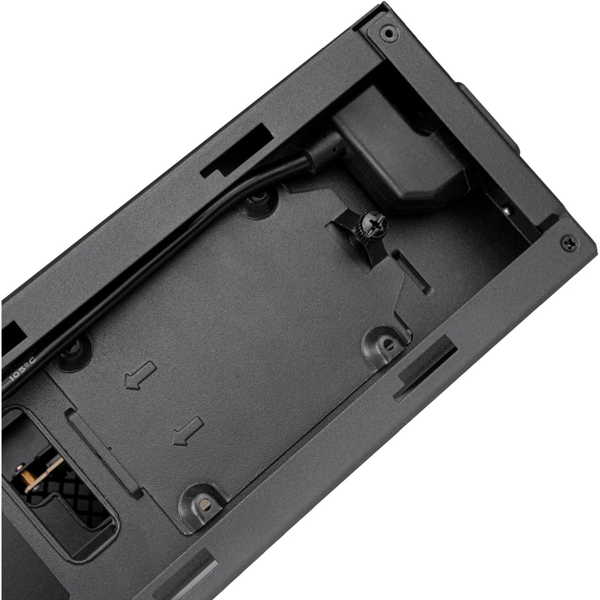 Silverstone milo 12 mini tårnhus (sort | 2x USB-A | 1x USB-C)