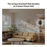 Aqara smart videodørklokke g410 select (sort, wifi, bluetooth, zigbee, matter)