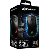 Sharkoon skiller sgm2 optisk gamingmus (sort, 400 - 6400 dpi, rgb LED'er)