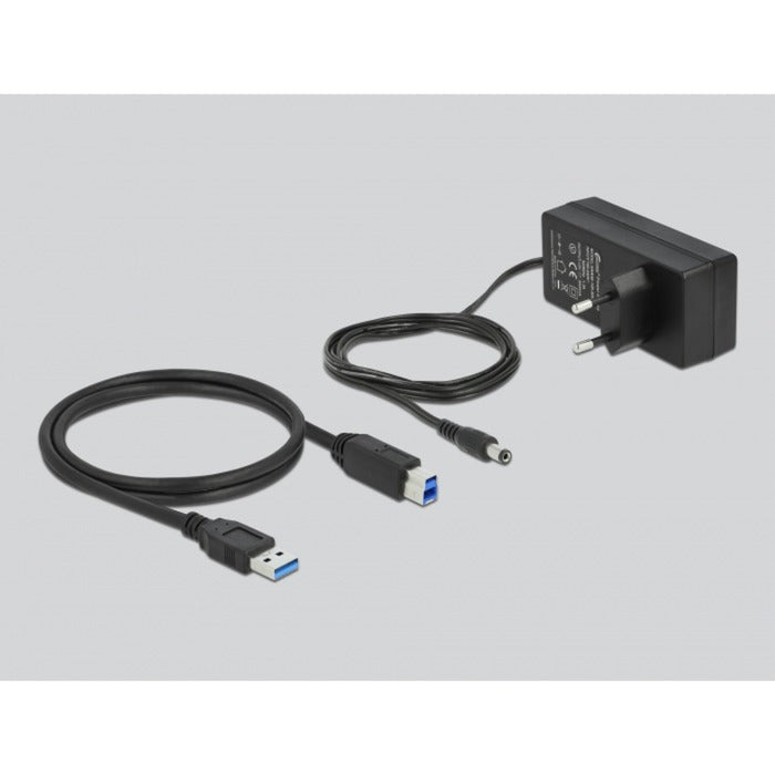 Delock USB 3.2 gen 1 hub med 7 porte USB hub (grå)
