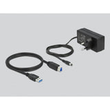Delock USB 3.2 gen 1 hub med 7 porte USB hub (grå)