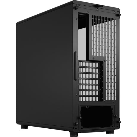 Fractal design north - momentum edition midi tower behuizing (zwart houtkleur | 2x usb-a | 1x usb-c | tempered glass)
