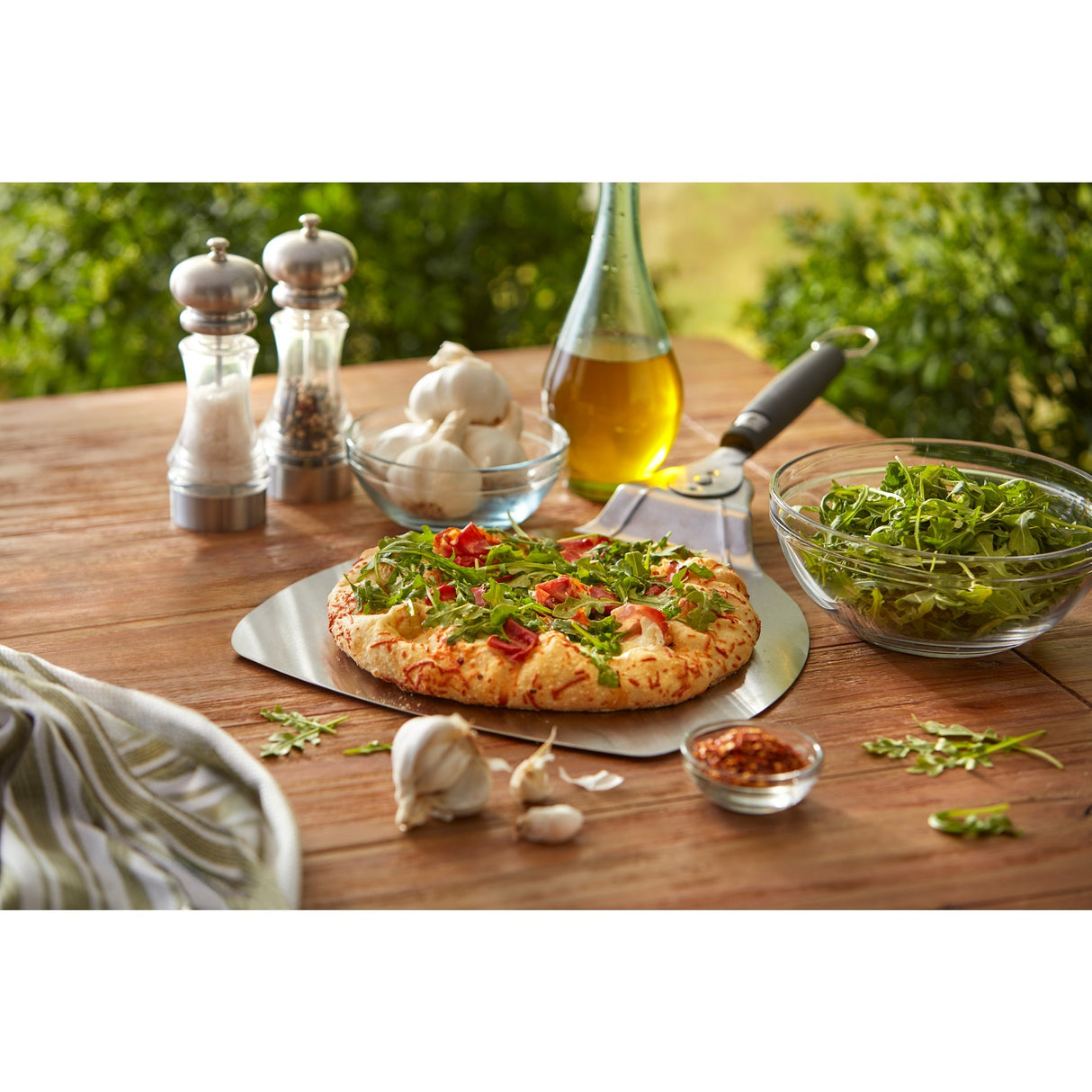 Weber pizzaspatel grillbestik (rustfrit stål)