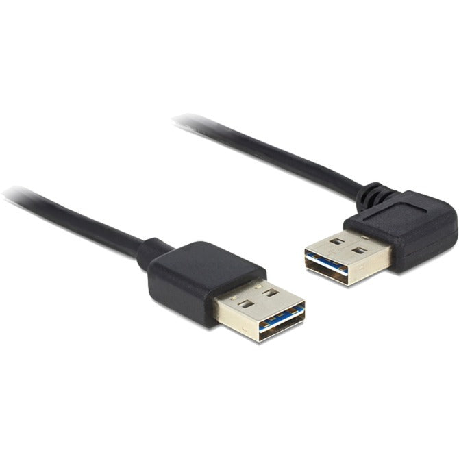 Delock easy-usb-a 2.0 han > easy-usb-a 2.0 han-kabel (sort, 3 meter)