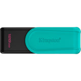 Kingston Data Traveler Exodia S 128 GB USB-stick (sort lyseblå, DTXS 128 GB)